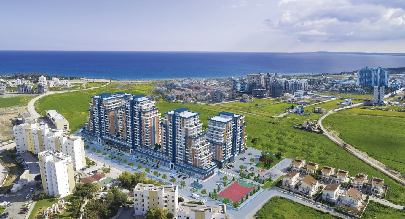 High-rise project with varied infrastructure in Northern Cyprus, Ischele region - Фото 2