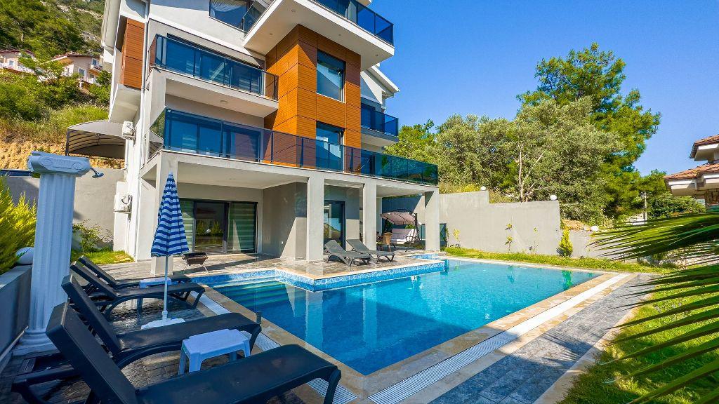 Private villa with swimming pool, with sea view in Fethiye - Фото 2