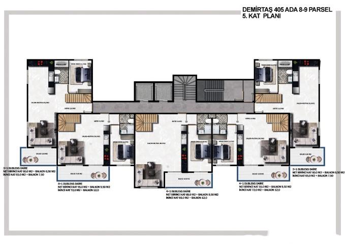 New modern project with diverse infrastructure, Demirtaş district - Фото 32