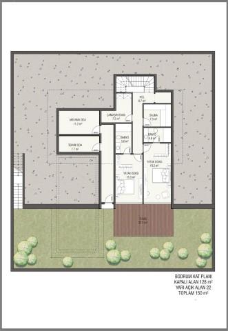 Design of modern premium villas in the Tepe area, apartments 4+1, 5+1, 6+1 - Фото 32