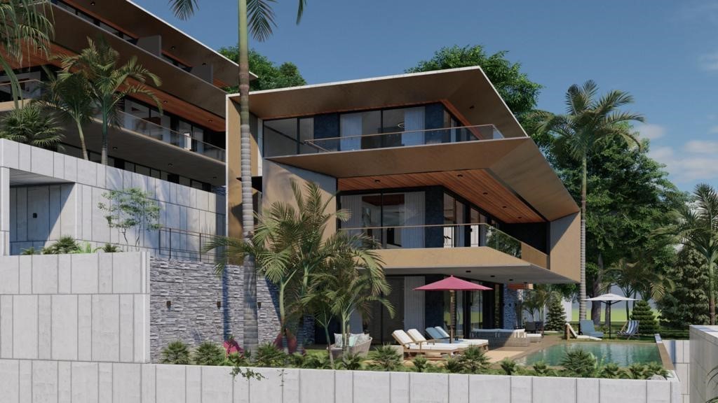 Construction of villas in the Bektas area, 5+2 apartments - Фото 3