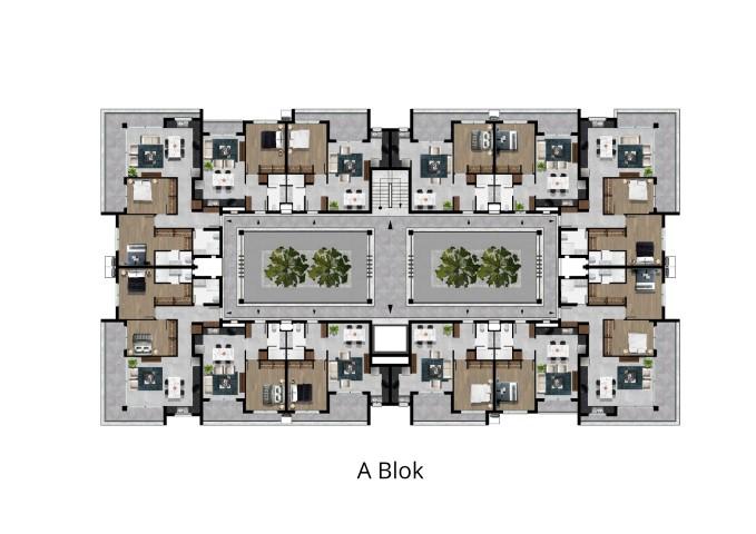 New modern project in Northern Cyprus, Kyrenia, with plans 1+1, 2+1 and 3+1 - Фото 21