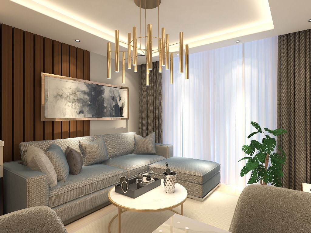 New project with one bedroom (1+1) apartments in Tomyuk district, Mersin - Фото 11