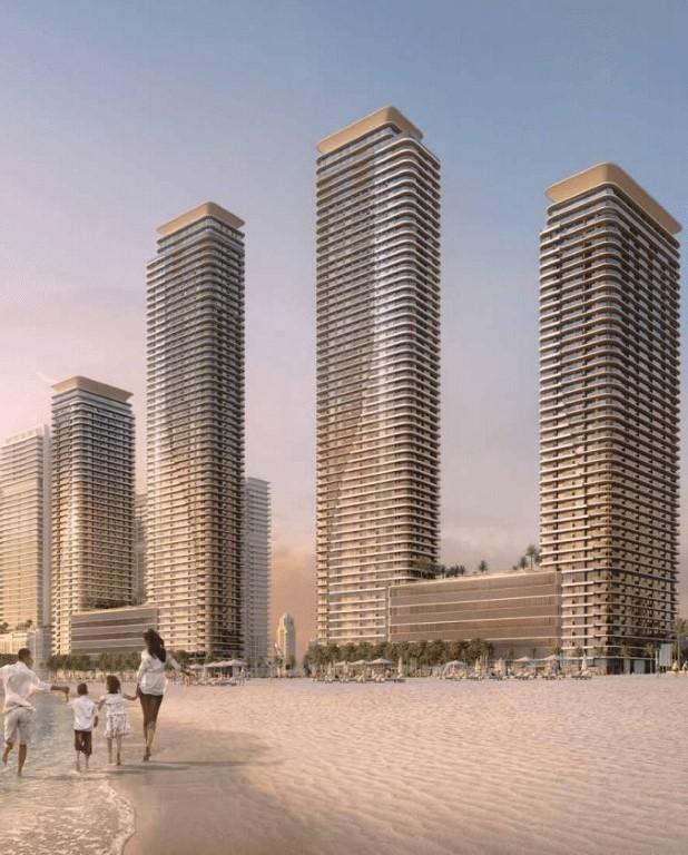 High-rise house under construction, with panoramic view of the azure waters of the Persian Gulf - Фото 3