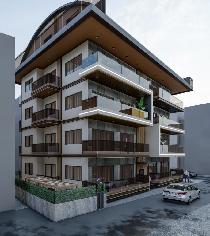 Spacious apartment under construction in the center of Alanya, 350 m to the beach - Фото 2