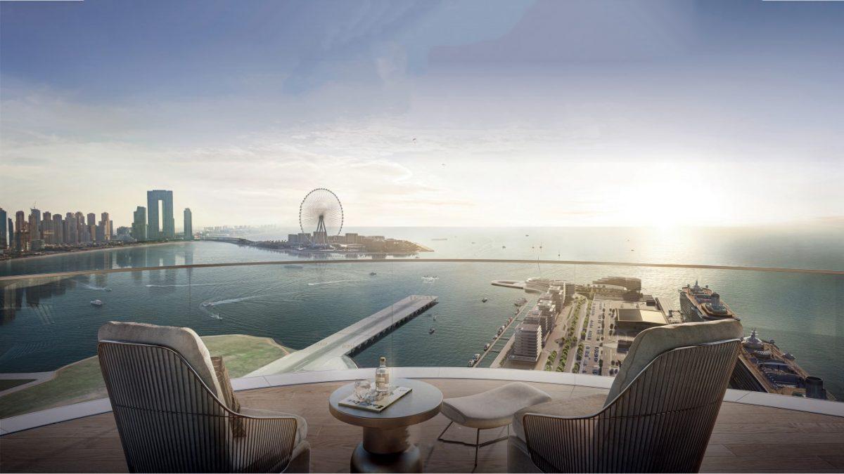 High-rise house under construction, with panoramic view of the azure waters of the Persian Gulf - Фото 9