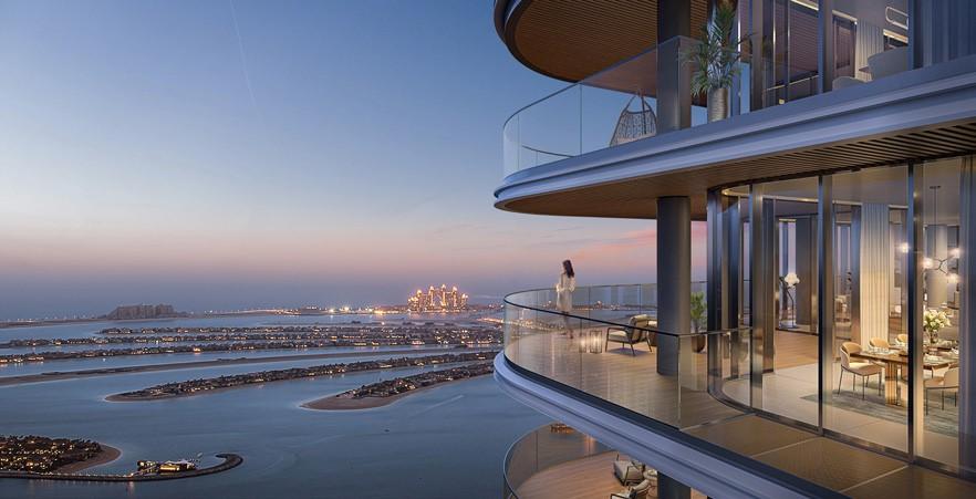 High-rise house under construction, with panoramic view of the azure waters of the Persian Gulf - Фото 6