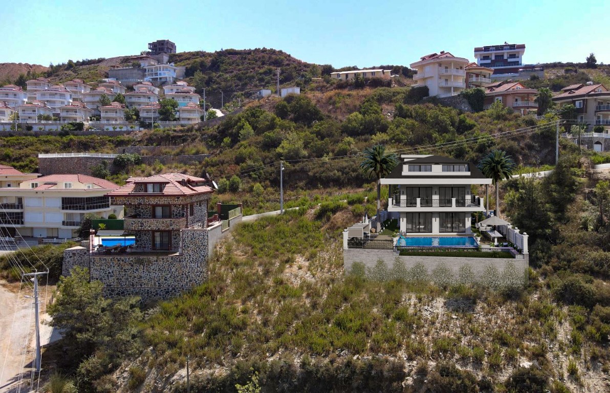 Villa in the final stages of construction in the Kargicak area - Фото 3