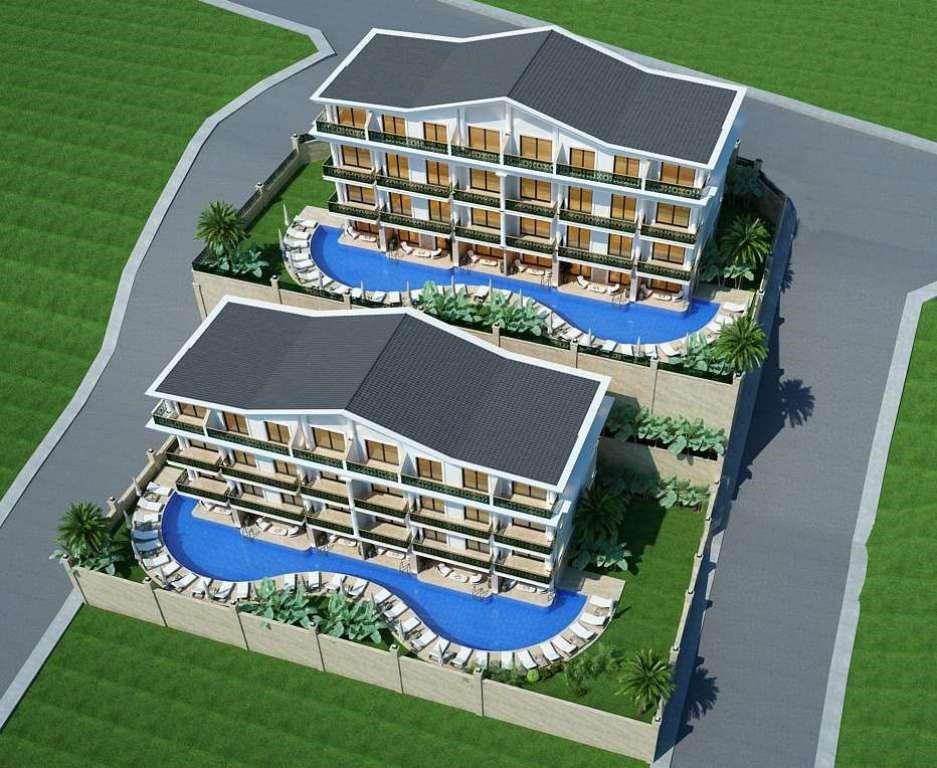 Apartment in Fethiye with city, sea and mountain views, with an area of 55 m2 - Фото 3