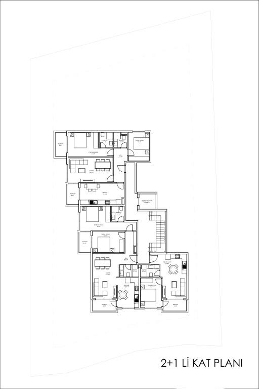 Modern residential complex in Demirtaş district, with apartments of 1+1, 2+1, 3+1 - Фото 33