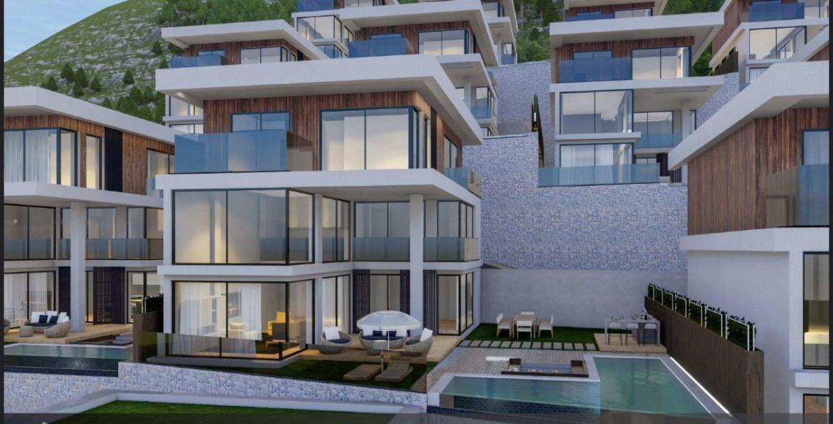 New design of villas with fortress and sea view, Tepe district - Фото 16