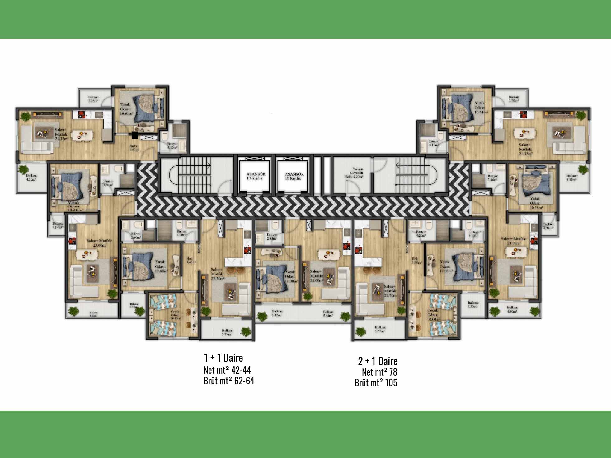 Investment project of a residential complex with a variety of infrastructure in the city of Mersin - Фото 8