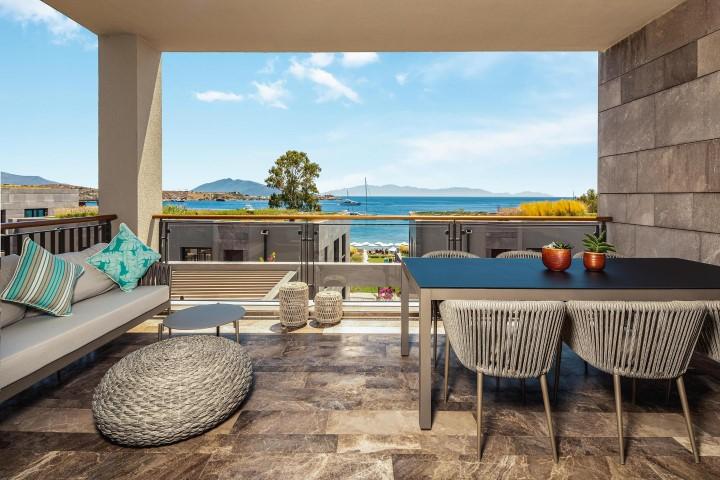 Elite project with panoramic view of the Aegean Sea in Bodrum - Фото 39