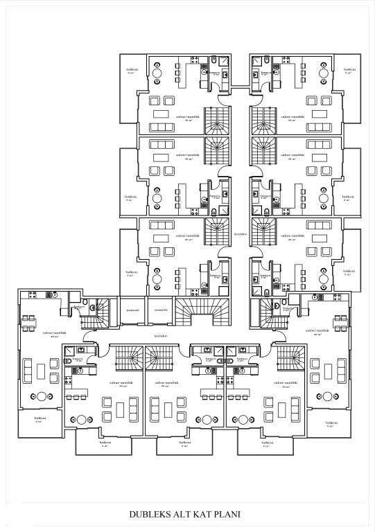 New complex in the center of Alanya, with 1+1 and 2+1 apartments - Фото 12