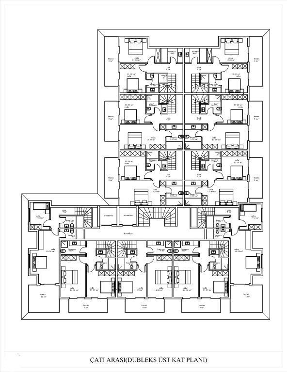 New complex in the center of Alanya, with 1+1 and 2+1 apartments - Фото 13