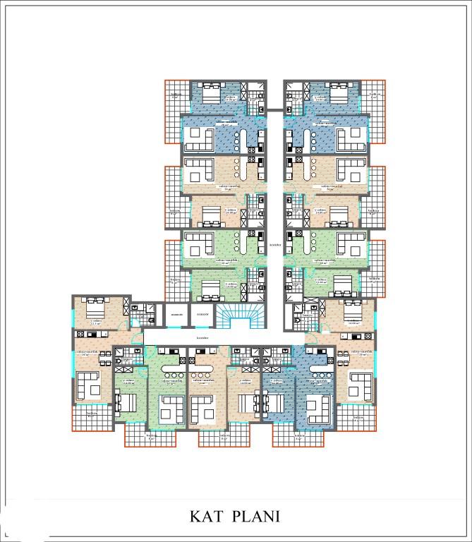 New complex in the center of Alanya, with 1+1 and 2+1 apartments - Фото 11