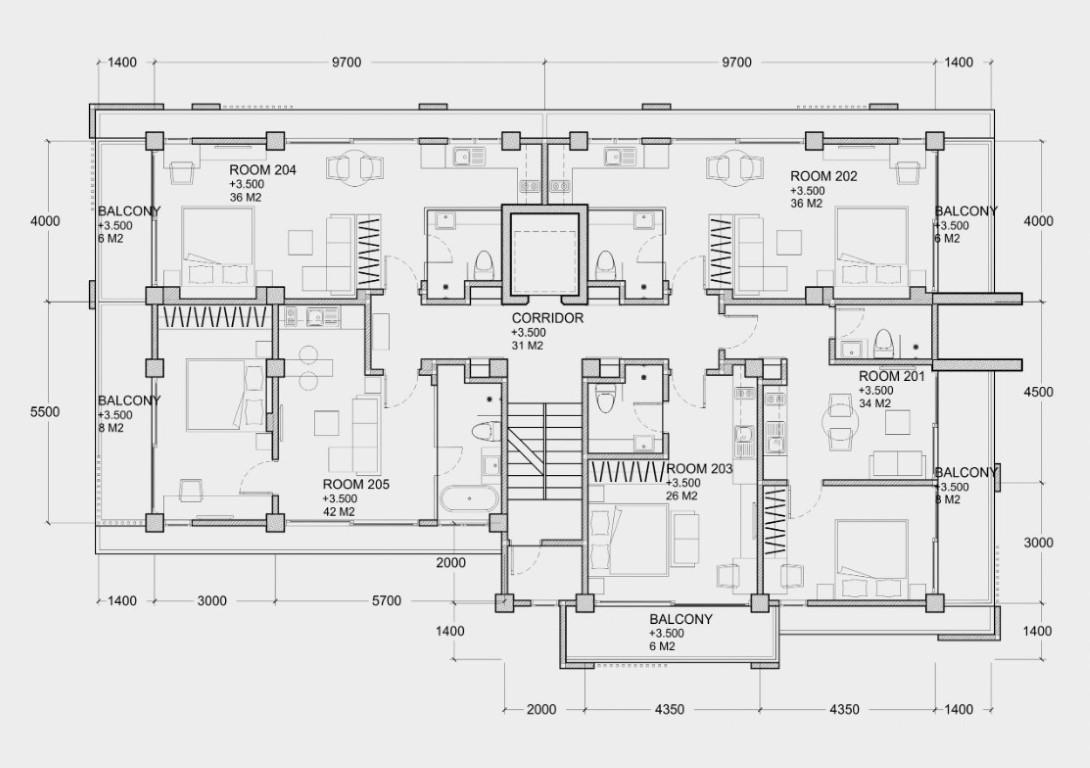 Apartment-hotel under construction, in the most promising location of the island of Bali, Changu district - Фото 15