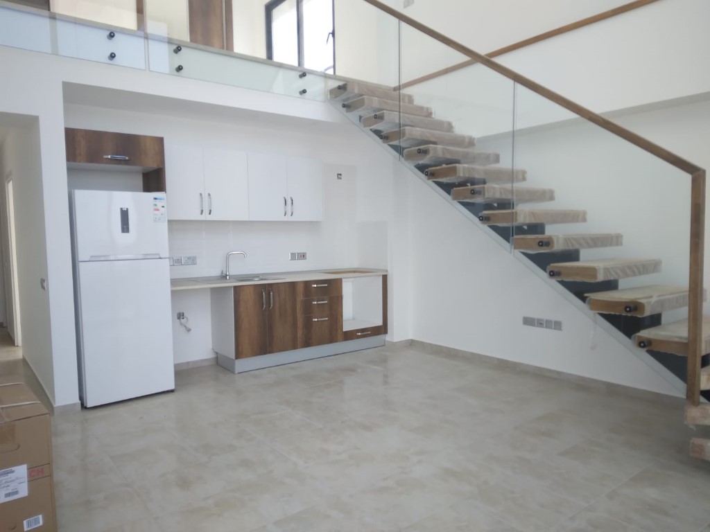 75 m2 loft-style penthouse with sea and mountain views, Esentepe district - Фото 23