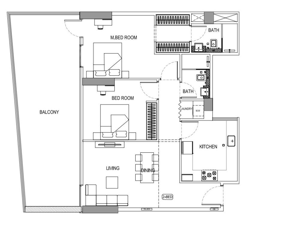 Modern residential complex Binghatti Emerald with 1+1, 2+1, 3+1 apartments in Dubai, UAE - Фото 9