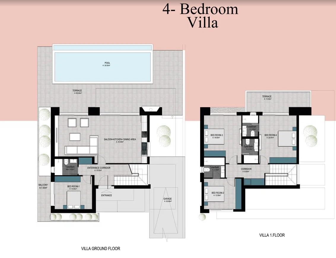 New design of villas and apartments in Northern Cyprus with sea view, Esentepe area - Фото 17