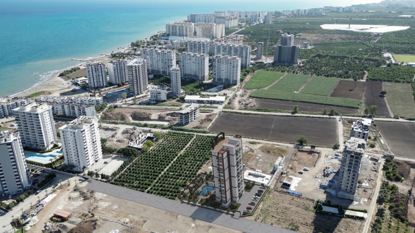 Investment residential complex 300 m from the sea in Mersin, Teja district - Фото 3