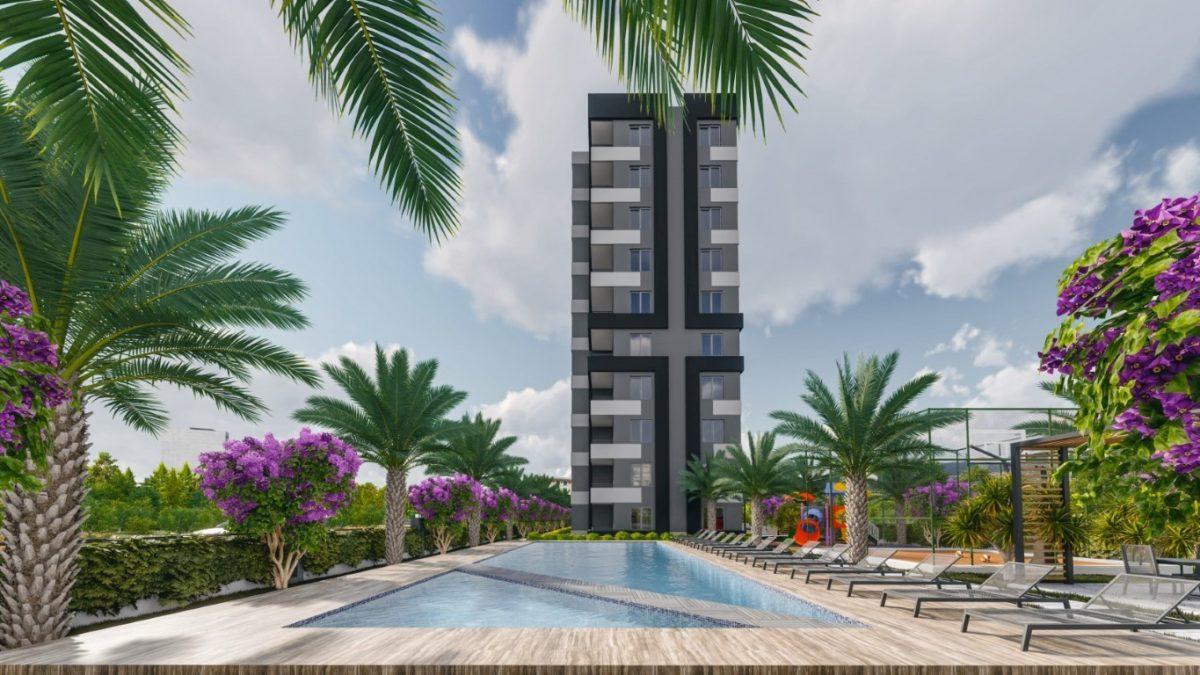 Modern project with 1+1 and 2+1 apartments in Mersin - Фото 6