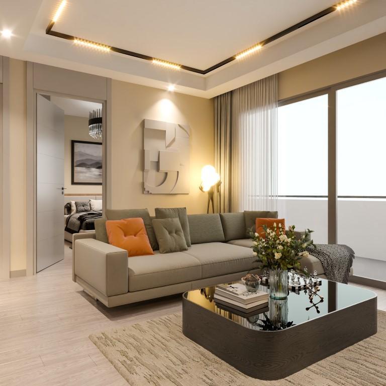 Modern project with 1+1 and 2+1 apartments in Mersin - Фото 18