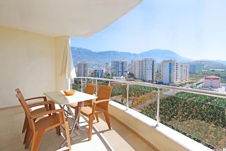 Two bedroom apartment on a high floor overlooking the sea and the mountains in the Mahmutlar area - Фото 9