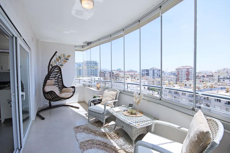 Furnished apartment on a high floor of 135 m2 in the Mahmutlar area - Фото 9