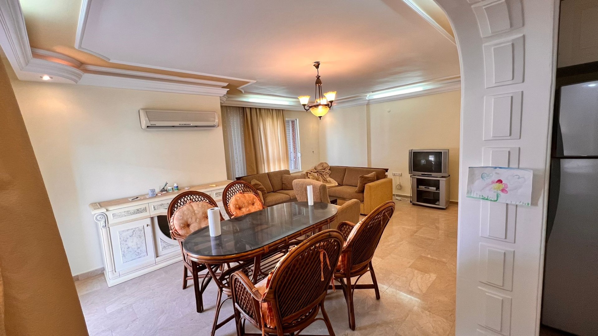 Penthouse in Alanya with an area of 260 m2 on the first coastline, Mahmutlar - Фото 3