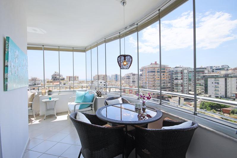 Furnished apartment on a high floor of 135 m2 in the Mahmutlar area - Фото 14