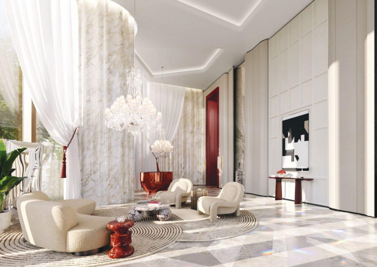 New design project Baccarat residence Luxury class in the center of Dubai - Фото 9