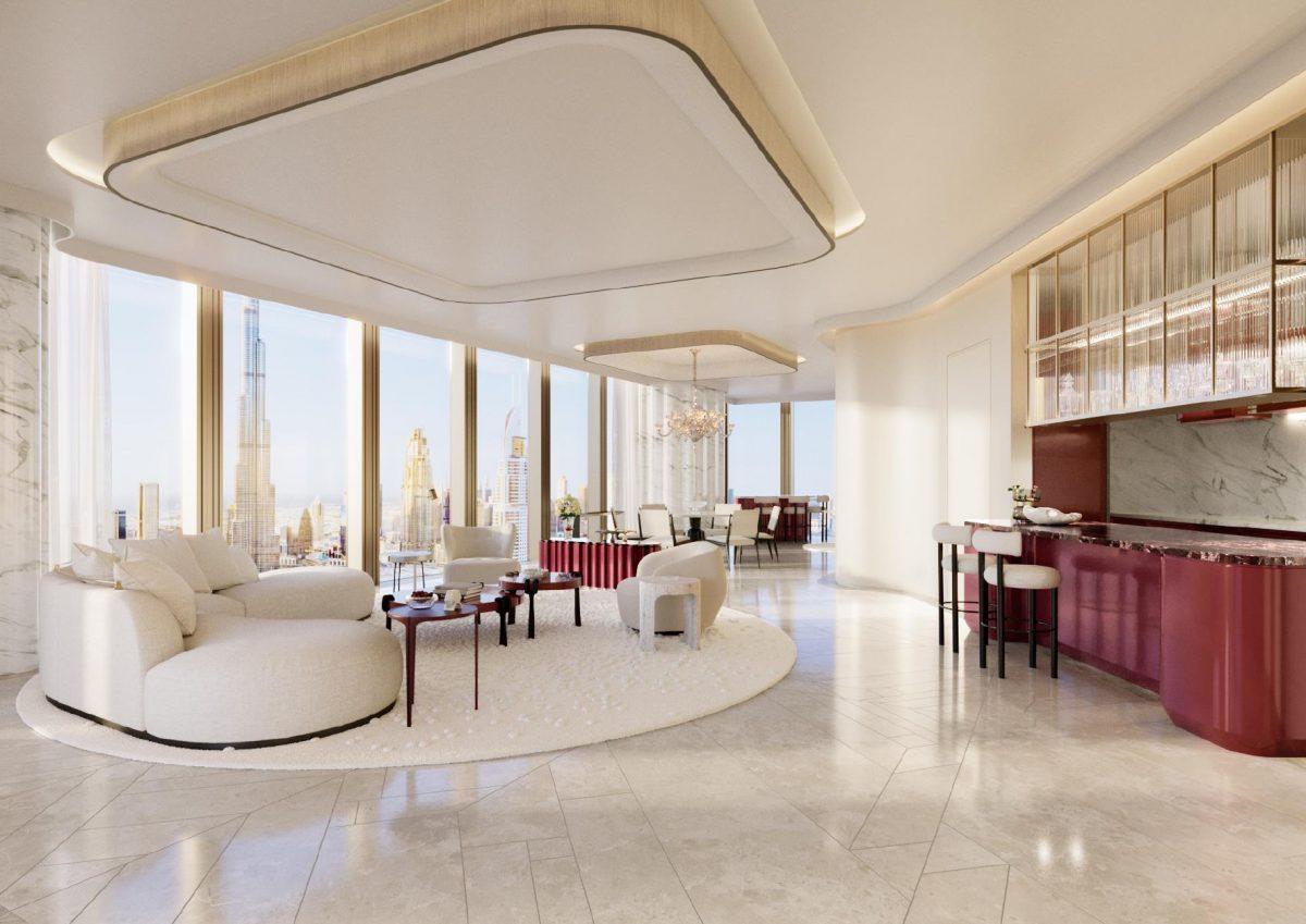 New design project Baccarat residence Luxury class in the center of Dubai - Фото 11