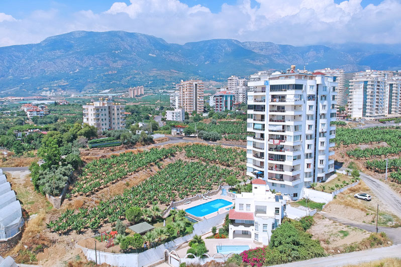 Two bedroom apartment on a high floor overlooking the sea and the mountains in the Mahmutlar area - Фото 35