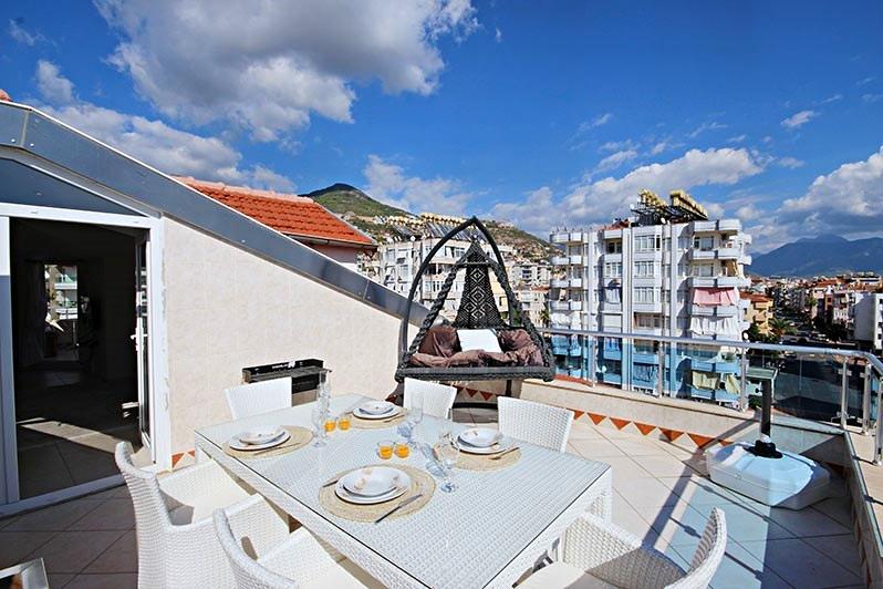 Furnished penthouse in the center of Alanya - Фото 42