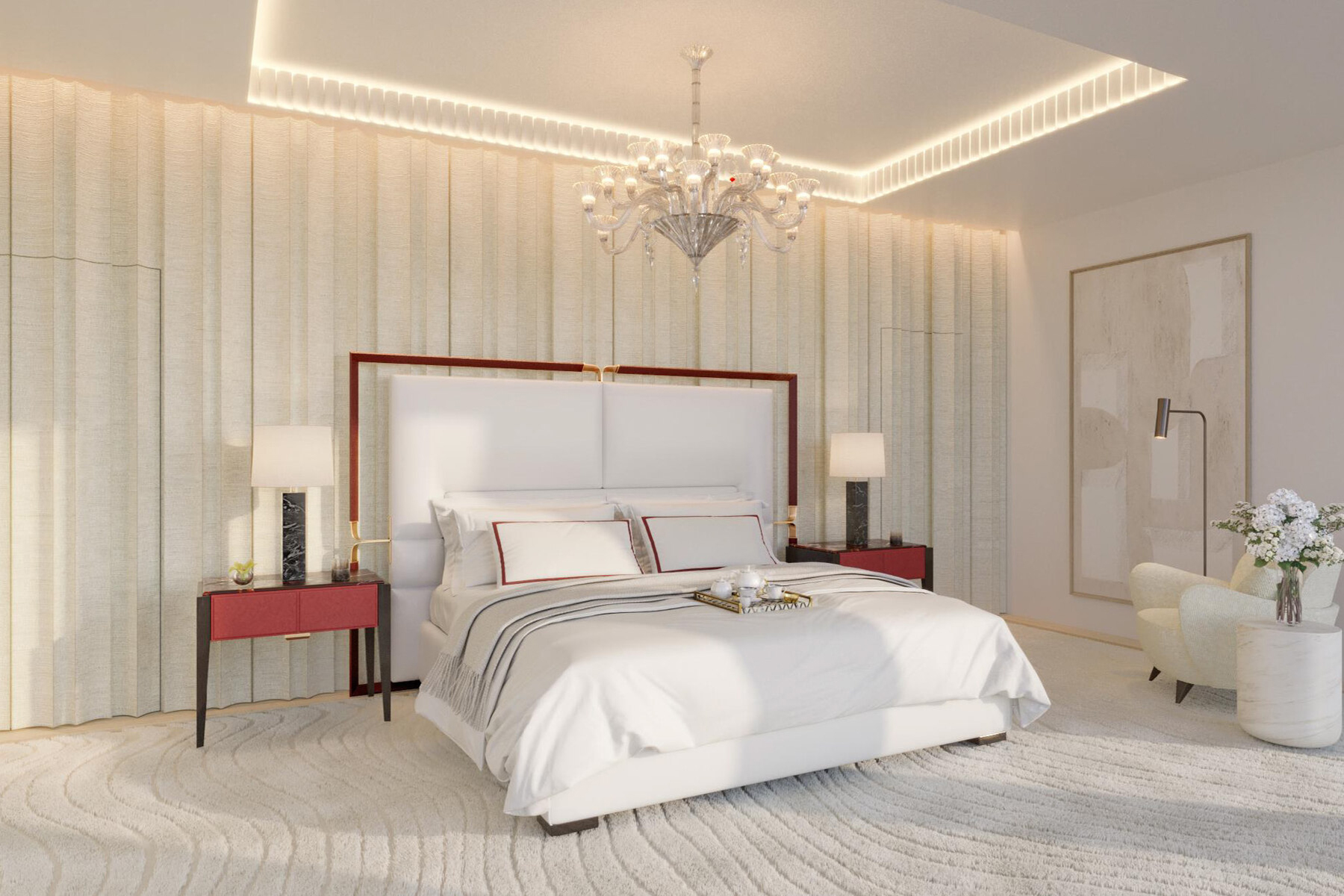 New design project Baccarat residence Luxury class in the center of Dubai - Фото 16