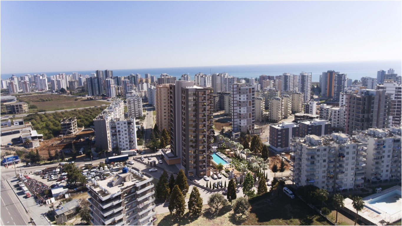 Cosy residential complex in Mersin, with a beautiful view of the city - Фото 4