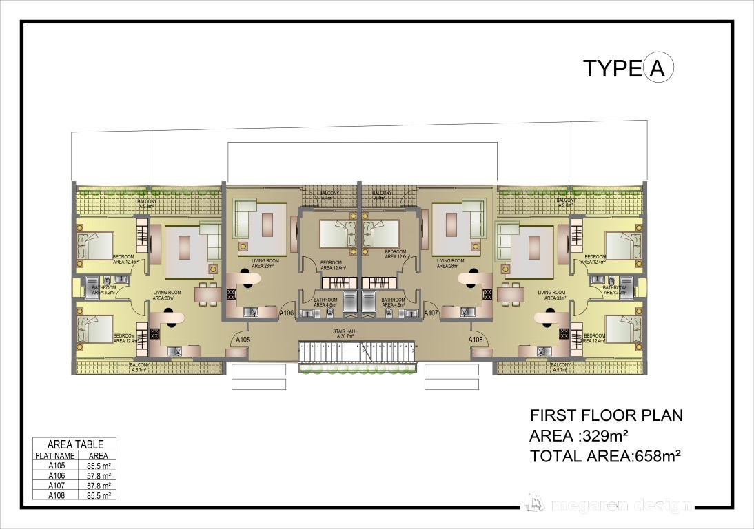 New design of villas in Northern Cyprus with sea and mountain views - Фото 17