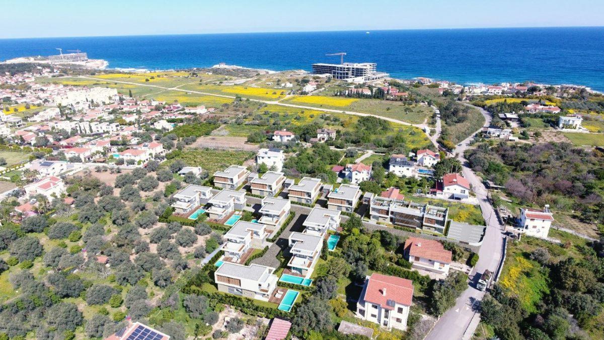 New design of villas in Northern Cyprus with sea and mountain views - Фото 3