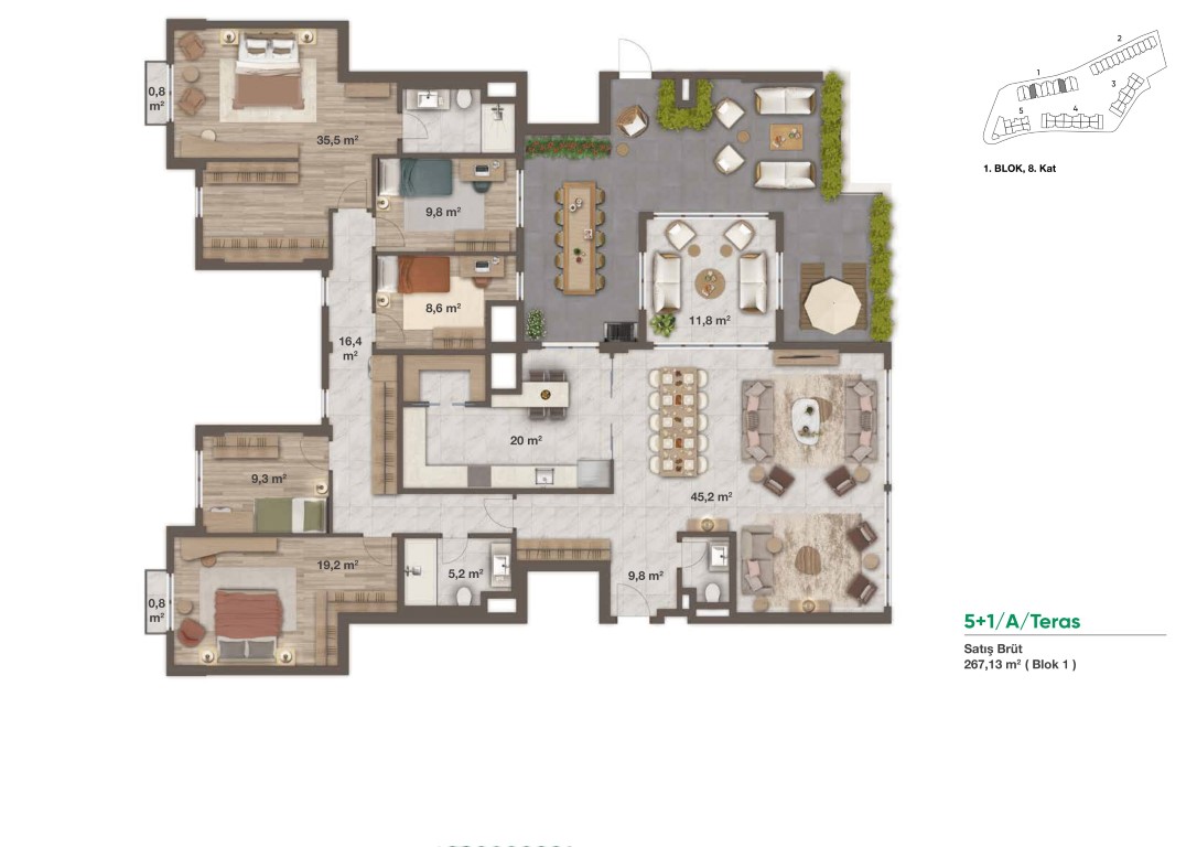 New project residential complex with large green space and many terraces - Фото 24