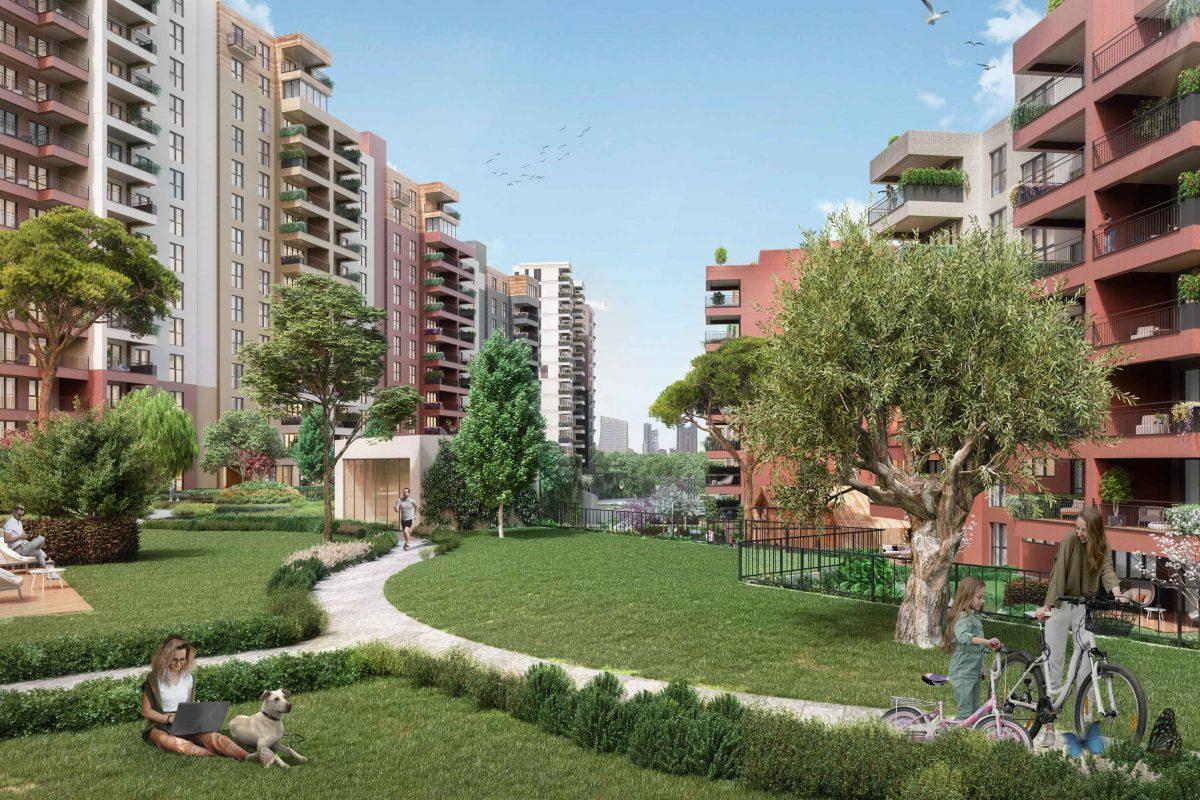 New project residential complex with large green space and many terraces - Фото 2