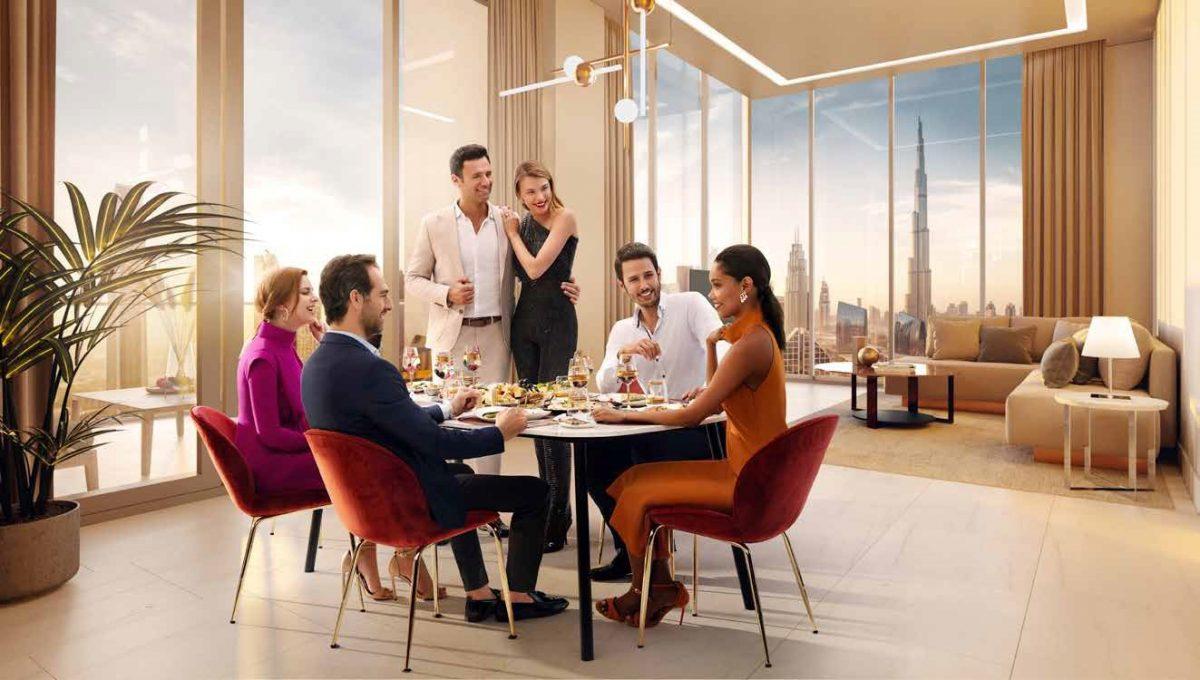 SLS Dubai’s luxury high-rise residence with stunning views of Burj Khalifa and the Persian Gulf - Фото 12