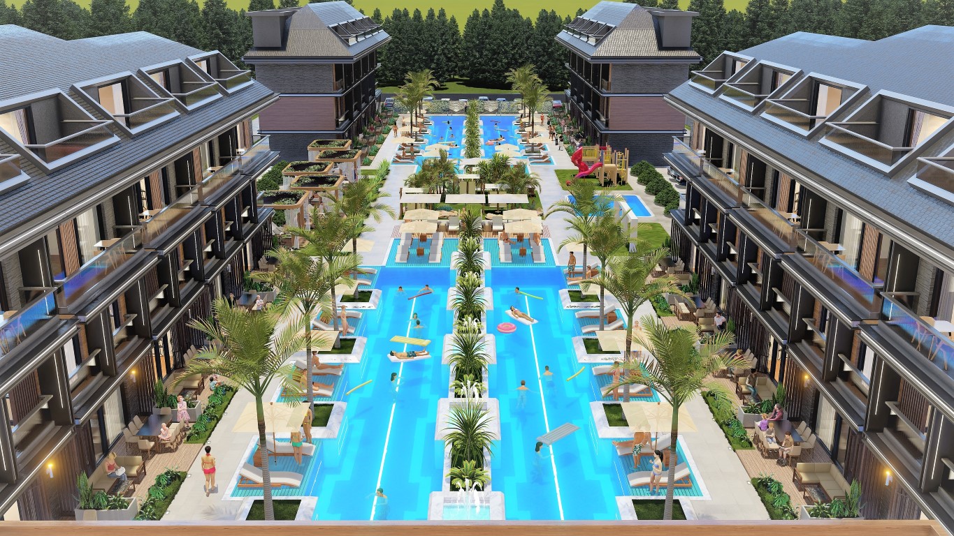 Residential complex in Alanya offering penthouses, duplexes and villas - Фото 4