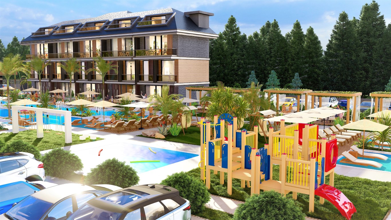 Residential complex in Alanya offering penthouses, duplexes and villas - Фото 10