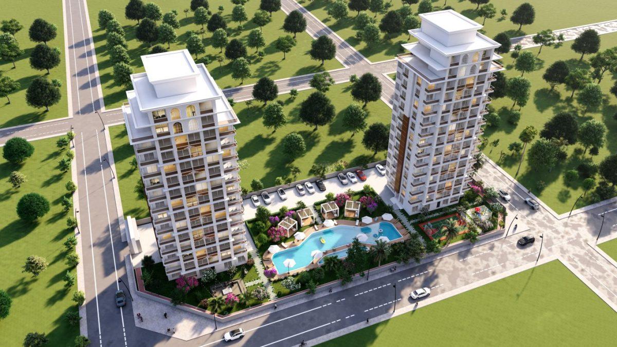 New cosy residential complex in Mersin, 1+1, 2+1 apartments - Фото 2