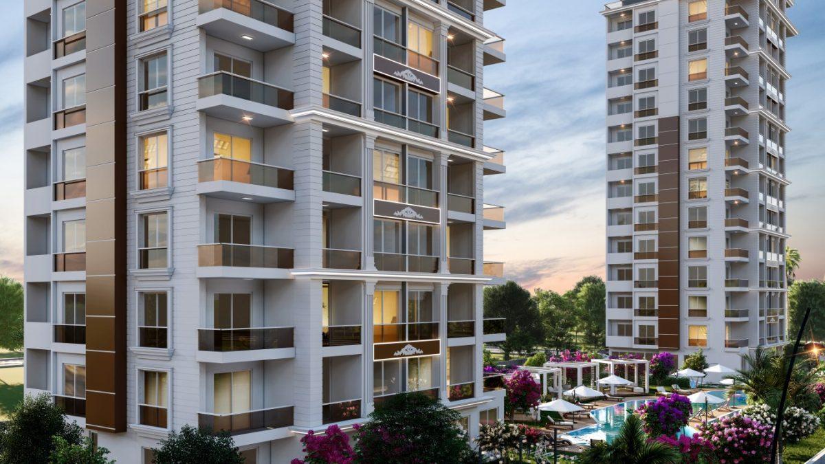 New cosy residential complex in Mersin, 1+1, 2+1 apartments - Фото 7