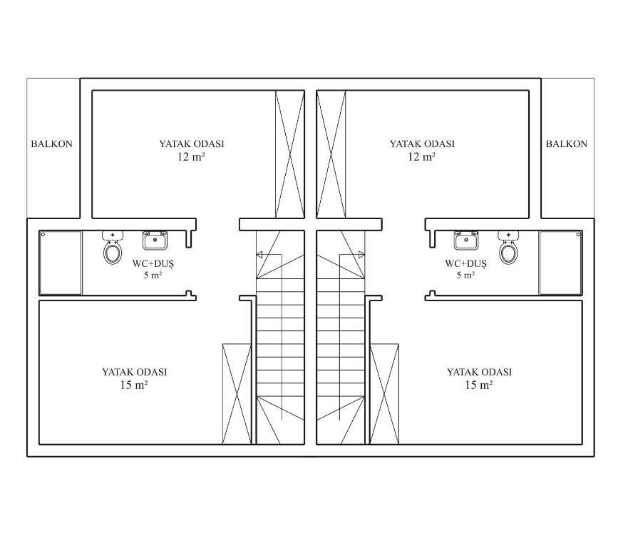 New project in Northern Cyprus offering villa and duplex options, Famagusta area - Фото 10