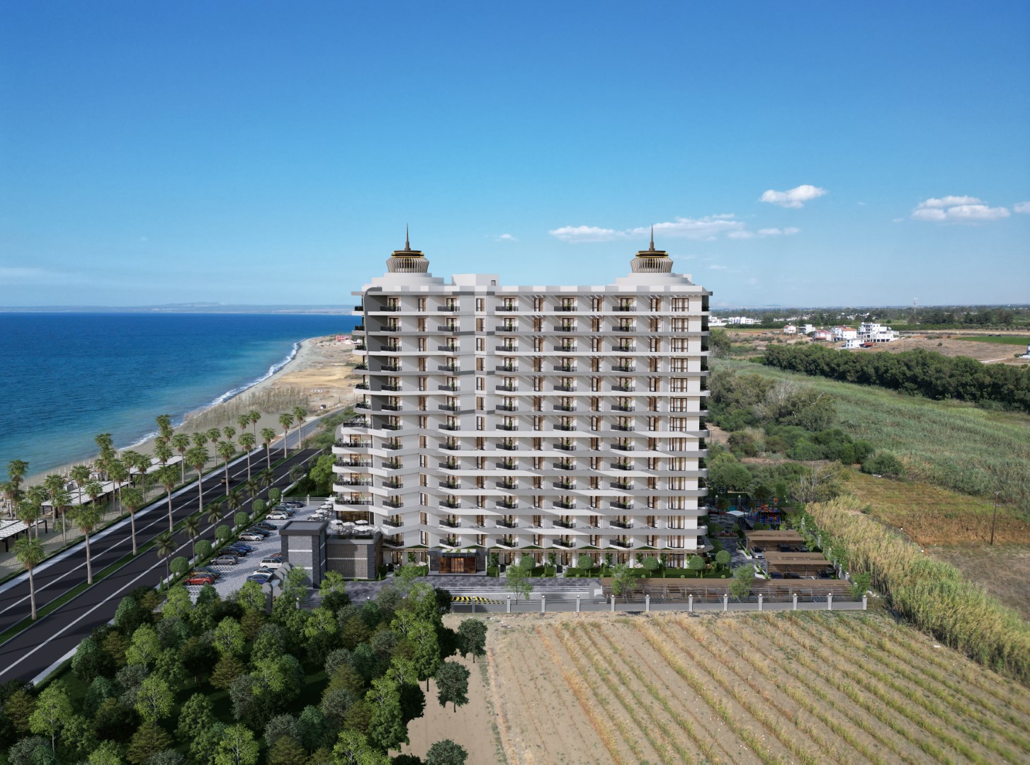 Residential complex on the first coastline in the area of Güselürt - Фото 5