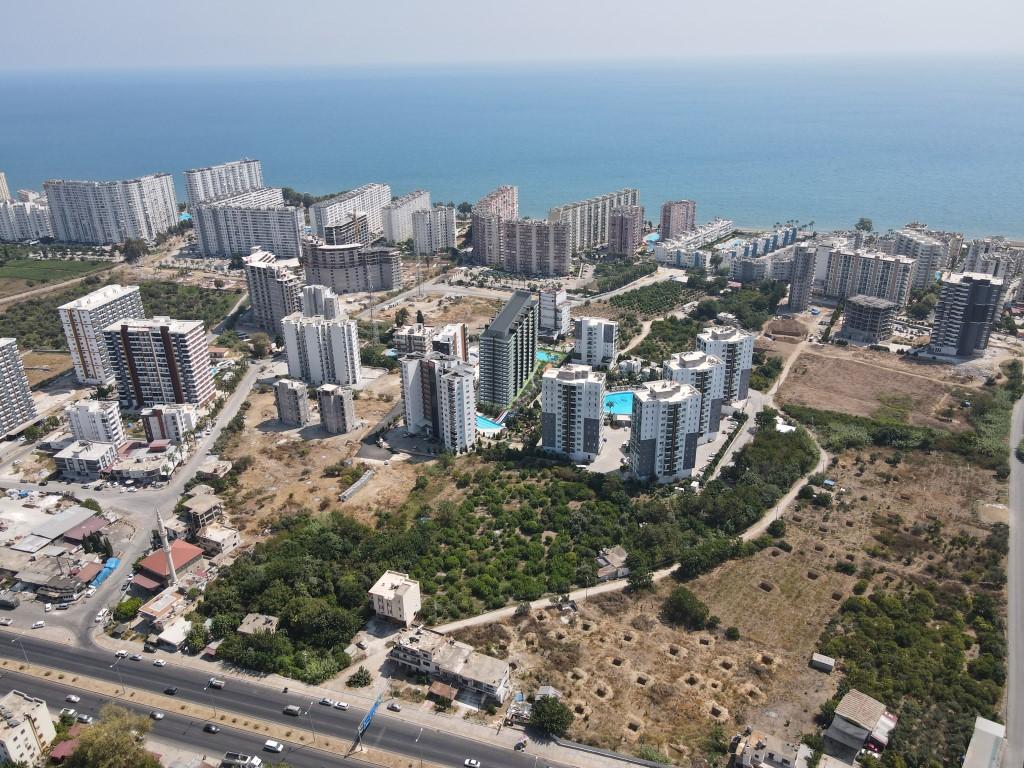 Residential complex under construction, with 1+1 and 2+1 apartments, Mersin - Фото 2