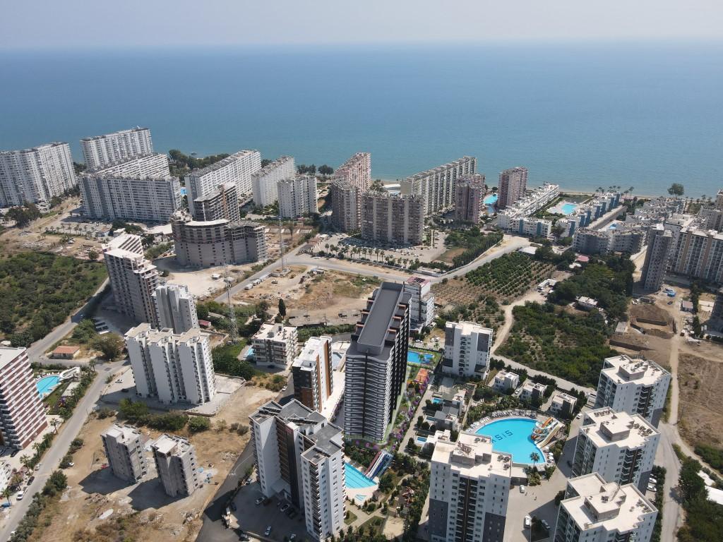 Residential complex under construction, with 1+1 and 2+1 apartments, Mersin - Фото 3